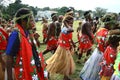 Vanuatu tribal villagers Royalty Free Stock Photo