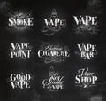 Vape elements chalk