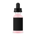 Vape juice mockup bottle