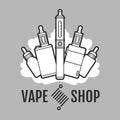 Vape label icon