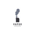 Vape Store Icon Vector Logo Template Illustration Design