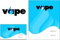 Vape, vapor bar logo, Business Card, Flyer Design