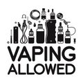 Vaping allowed