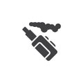 Vaping device vector icon