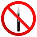 Vaping Not Permitted Sign Royalty Free Stock Photo