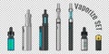 Vaporize set, E-cigarette tools