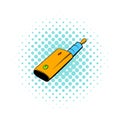 Vaporizer device icon, comics style Royalty Free Stock Photo