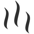Vapour Vector Icon Flat Illustration Royalty Free Stock Photo