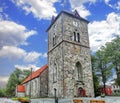 Var Frue Church in Trondheim. Norway. Royalty Free Stock Photo