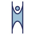 Varada Mudra Isolated Vector Icon which can easily modify or edit