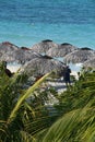 Varadero beach, Cuba. Caribbean island. Cuban beach with transparent waters. Summer. Tourists enjoying the sea on the beach. Sun u