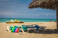 Summer vacation on the beach at Varadero, Cuba Royalty Free Stock Photo