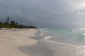 Varadero, Cuba. Boats on the beach.