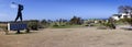 VARADERO, CUBA - FEBRUARY 2013: Silhouette of golfer, sign for the Varadero Golf Club on February 5, 2013 in Varadero, Cuba