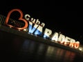 Varadero by night, Cuba, summer holidays on the Caribbean beach! America.