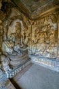 Varaha Vishnu`s boar incarnation bas relief in cave two