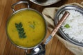 Varan dal or toor dal curry from maharashtra Royalty Free Stock Photo