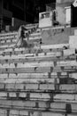 Varanasi Ghat cleaning Royalty Free Stock Photo