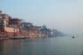 Varanasi Morning at Ganga Royalty Free Stock Photo