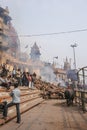 Varanasi Morning at Ganga River Royalty Free Stock Photo