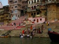 Varanasi, morning at Ganga river, India