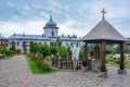 Varatec monastery during a cloudy day in Romania Royalty Free Stock Photo