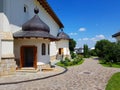 Varatec Monastery Church. Court architecture in Romania