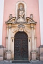Varazdin cathedral details Royalty Free Stock Photo