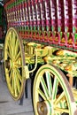 vintage gypsy caravan wagon vardo cart detail, England Royalty Free Stock Photo