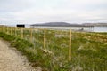 Vardo, Norway - 23 June 2019: Memorial devoted to memory innocently killed during witch hunting. Long building with small window