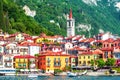 Varenna beautiful city, Lake Como - Northern Italy in Lombardia Royalty Free Stock Photo