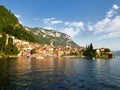 Varenna, a beautiful village on the shores of Como Lake, Italy. Royalty Free Stock Photo