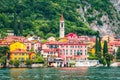 Varenna, Italy - Beautiful Lake Como landscape in Lombardy