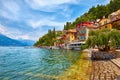 Varenna, Italy. Picturesque town at lake Como.