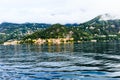 Varenna Italy Viewed from Boat on Lake Como