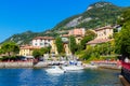 Varenna, lake Como, Italy September 20, 2019. Varenna, small town on lake Como. Lakeside view in Italy