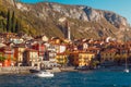 Varenna village, Como lake, Italy. Royalty Free Stock Photo