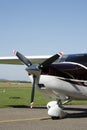 Cessna 182 engine and propeller