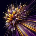 Variant Combined linear textured striped complementary colors pu