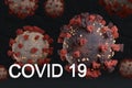 variant and mutation of coronavirus, covid 19 strain b117, virus protein infection, 3D Illustration