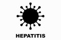 Hepatitis Adenovirus F41. Childhood hepatitis. Adenovirus F41, main suspect in the outbreak of childhood hepatitis Royalty Free Stock Photo