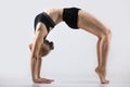 Variation of Bridge Pose Royalty Free Stock Photo