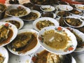 Variation dish of Nasi Padang or Padang rice curry one of the most famous meals to be associated with Indonesia