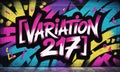 Variation 217 Graffiti Royalty Free Stock Photo
