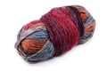 Varicoloured ball of wool