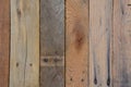 Varied colored pallet wood