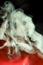 Variegated puff of smoke Royalty Free Stock Photo