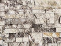 Variegated Stone Wall Texture in Natural Light. Background, texture, pattern, copy space