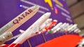 Variety of aircraft models at Singapore Airshow