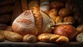 Variety of artisan bread with flavour Royalty Free Stock Photo